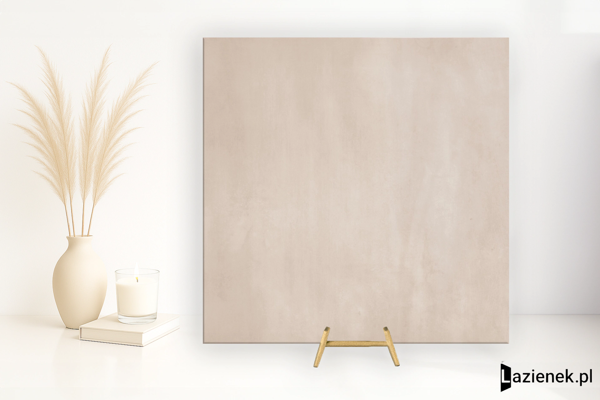 Casalgrande Padana Steeltech Beige wzmocniona siatką - poler 60x60 cm gr. 9 mm - płytka rektyfikowana/2744647